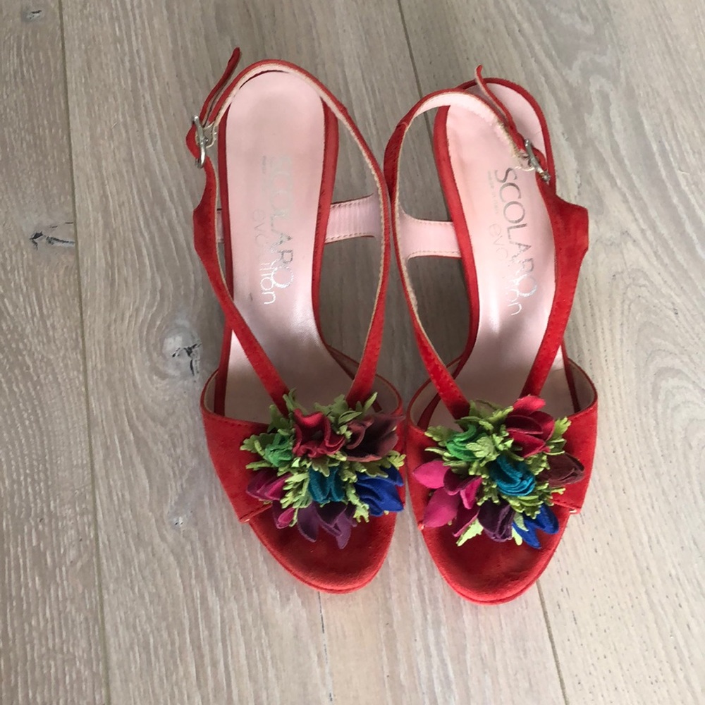 Suede sandals Italian